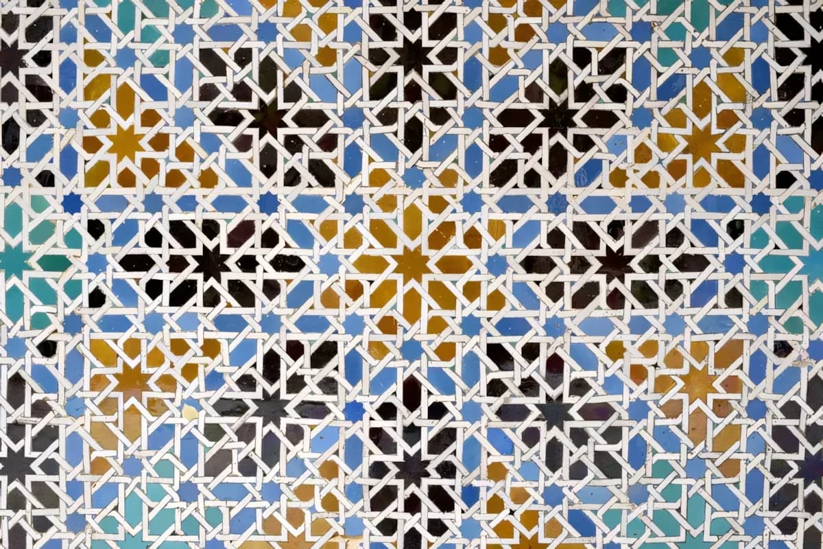 Hand-painted Sevillian ceramic tilework